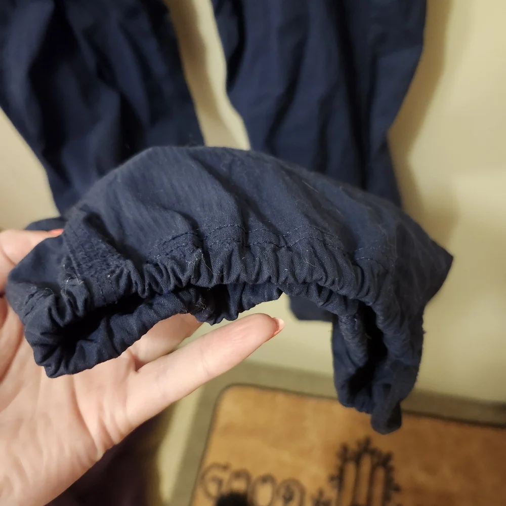 LULULEMON Navy Blue Studio Pants, Size 4, VGUC, Small Alteration, Long - Picture 3 of 6
